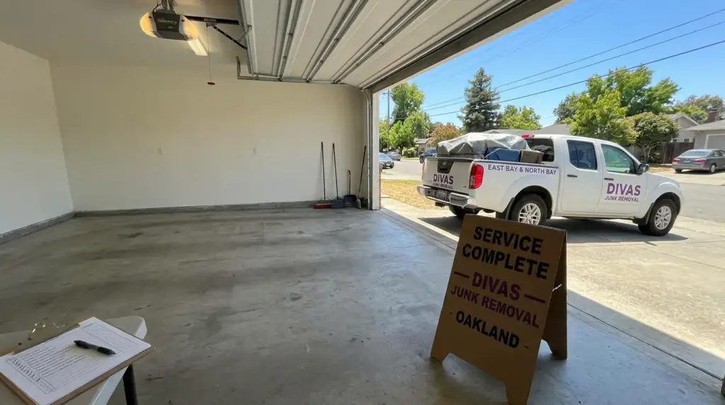 completed service proof by Divas Junk Removal